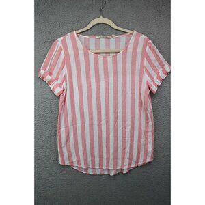 Soft Surroundings Short Sleeve Striped Tunic-Size XS